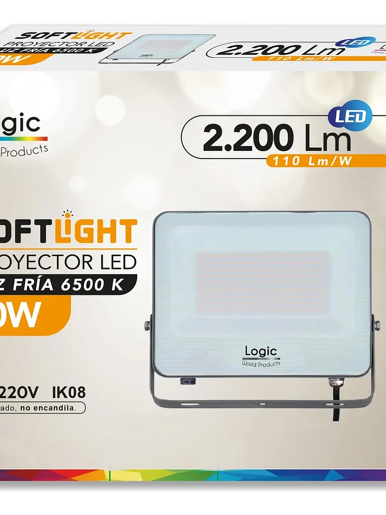 Proyector LED SOFTLIGHT 20W Luz Fría IP65 SEC 2