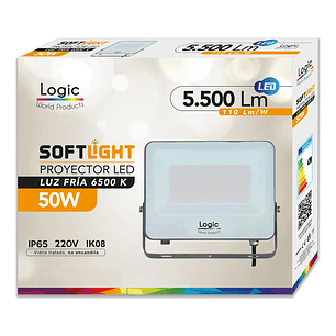 Proyector LED SOFTLIGHT 50W Luz Fría IP65 SEC