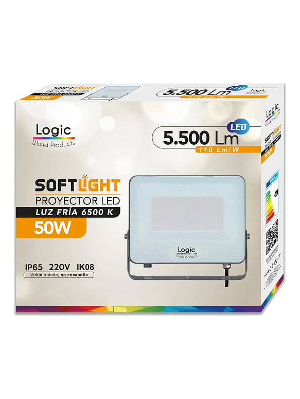 Proyector LED SOFTLIGHT 50W Luz Fría IP65 SEC 2