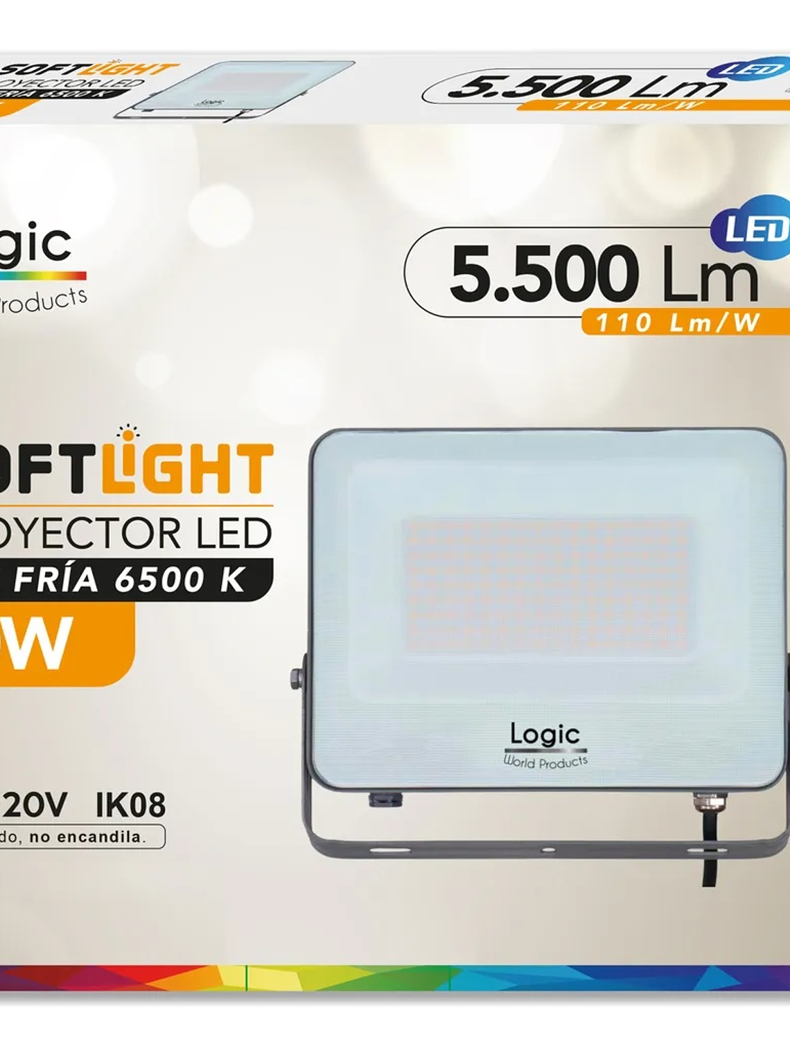 Proyector LED SOFTLIGHT 50W Luz Fría IP65 SEC 2
