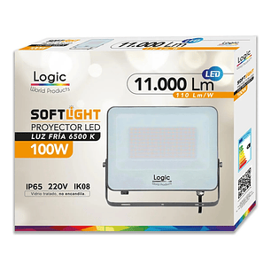 Proyector LED SOFTLIGHT 100W Luz Fría  IP65 SEC