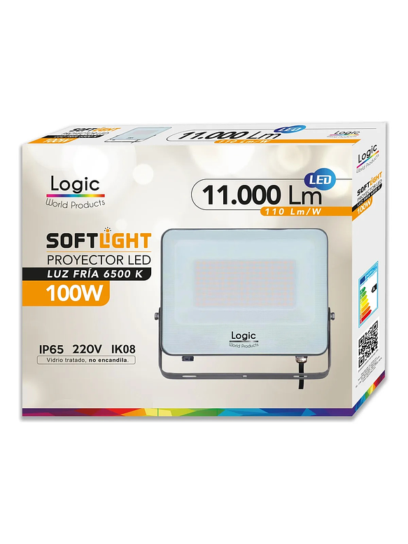 Proyector LED SOFTLIGHT 100W Luz Fría  IP65 SEC 2