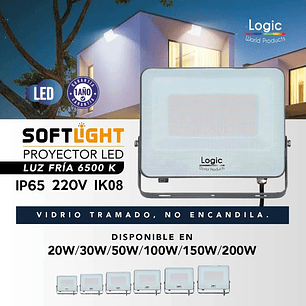 Proyector LED SOFTLIGHT 150W Luz Fría IP65 SEC
