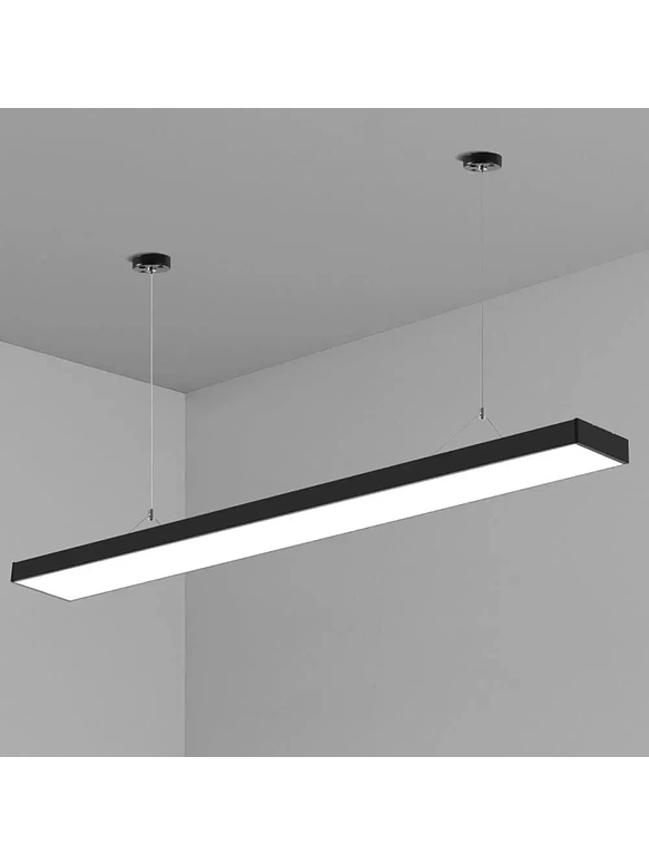 Pack 12 Unidades Colgantes Lineal LED 35W Negro  6