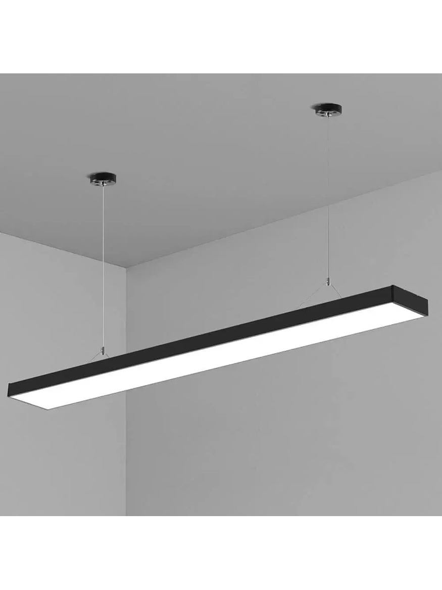 Kit 8 Luminarias Colgantes LED 45W Negro 7