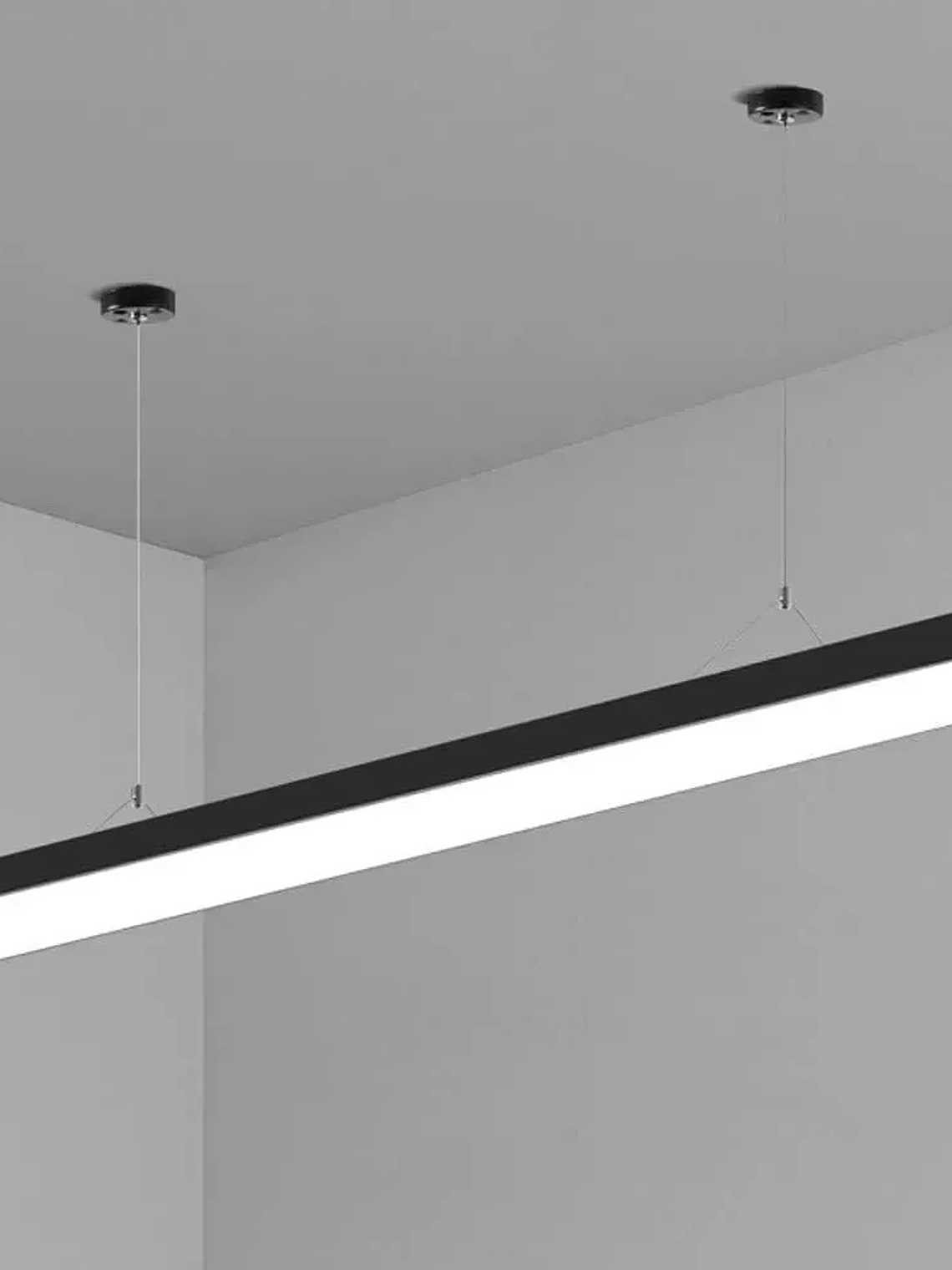 Pack 12 Colgantes LED 45W Bordes Negros 6