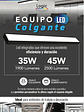 Pack 12 Colgantes LED 45W Bordes Negros - Miniatura 8