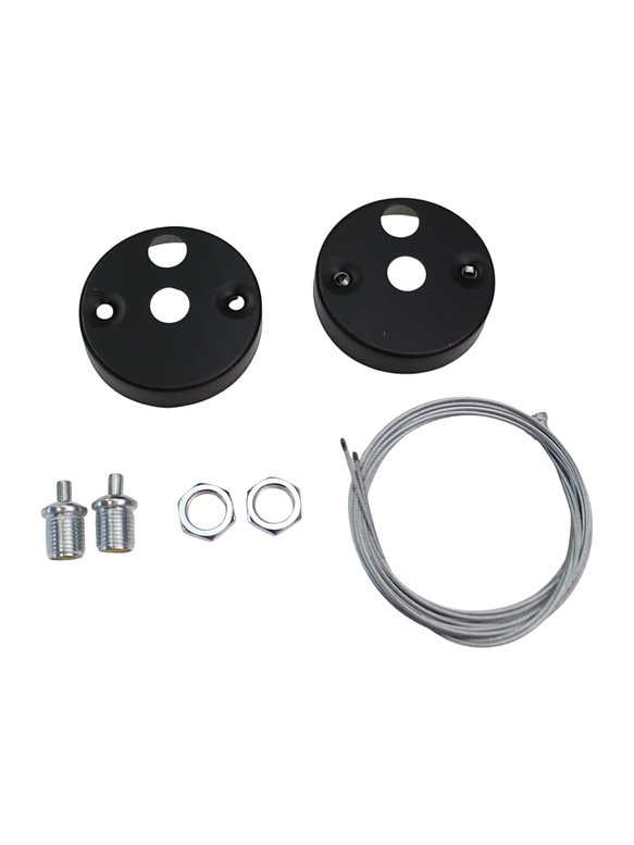 Kit 8 Luminarias Colgantes LED 45W Negro 12