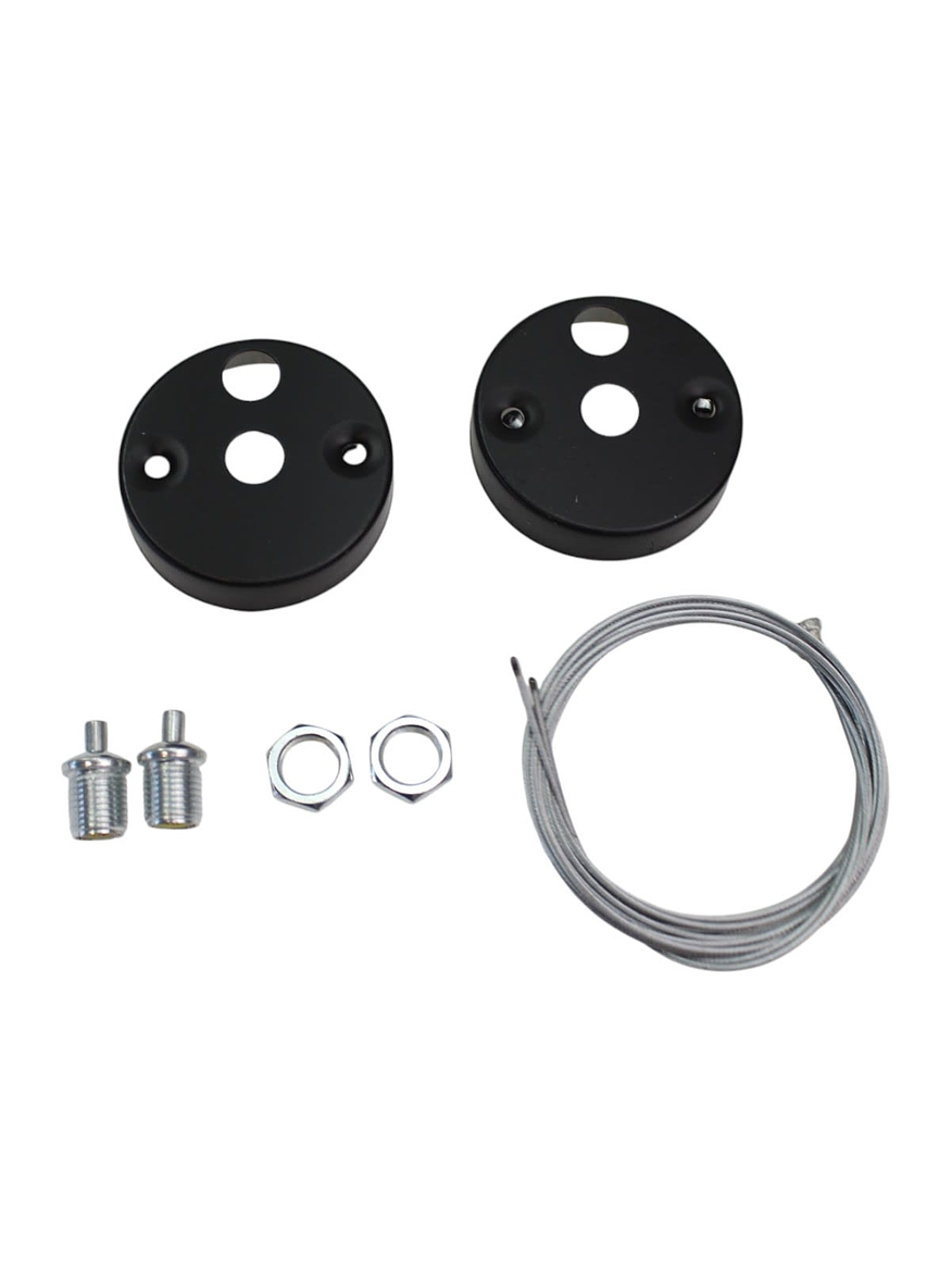 Kit 8 Luminarias Colgantes LED 45W Negro 12