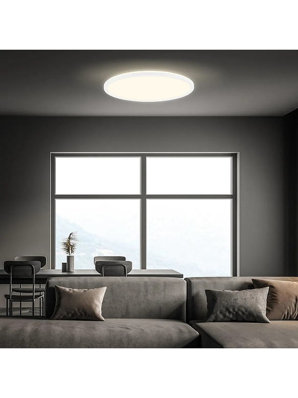 Plafón Redondo LED 63W 5040lm 6500K IP40 Carcasa Blanca 4