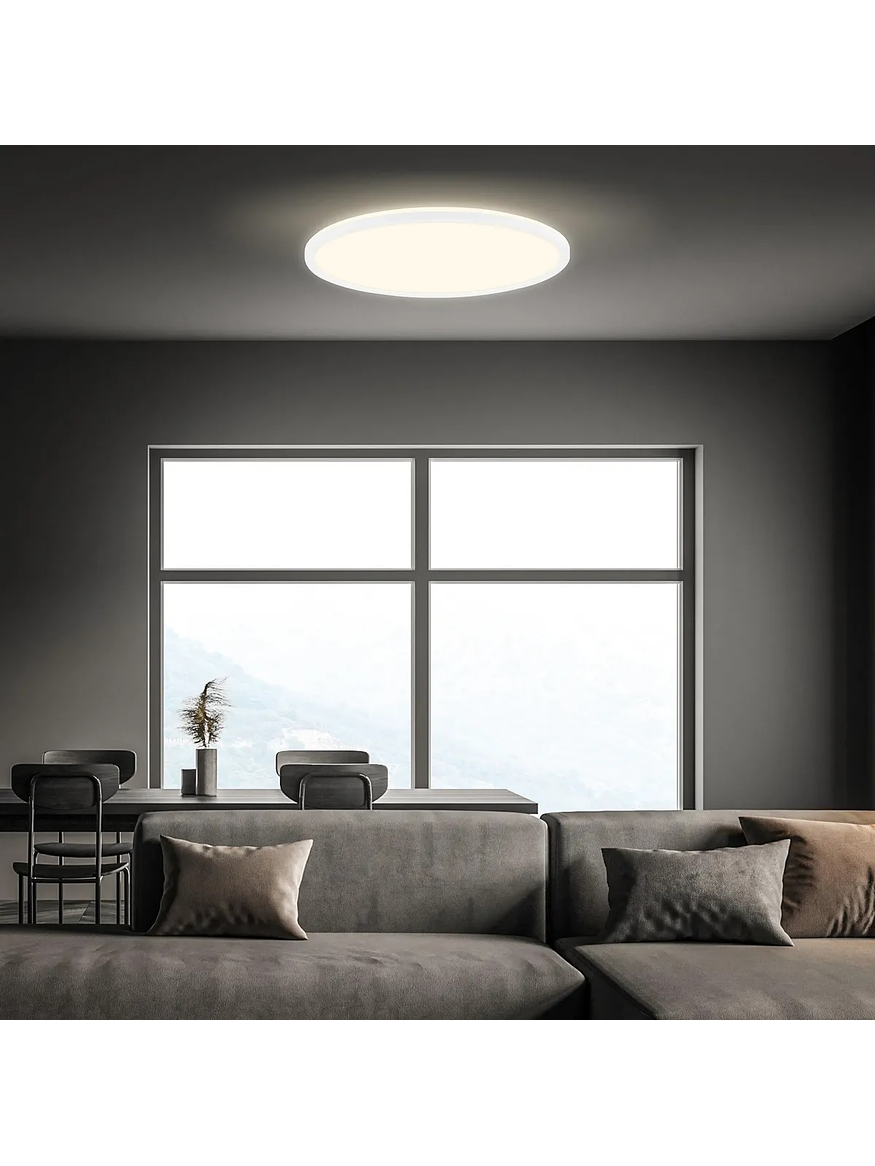 Plafón Redondo LED 63W 5040lm 6500K IP40 Carcasa Blanca 4