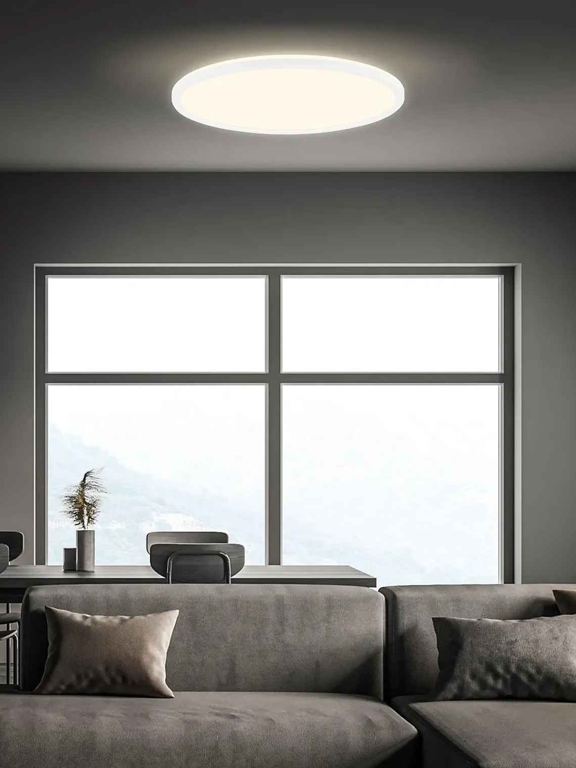 Plafón Redondo LED 63W 5040lm 6500K IP40 Carcasa Blanca 4