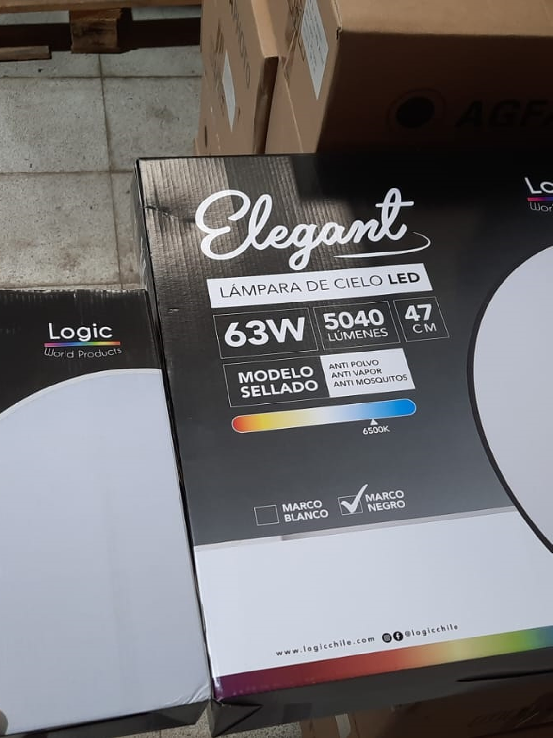 Plafón Redondo LED 63W 5040lm 6500K IP40 Carcasa Blanca 6