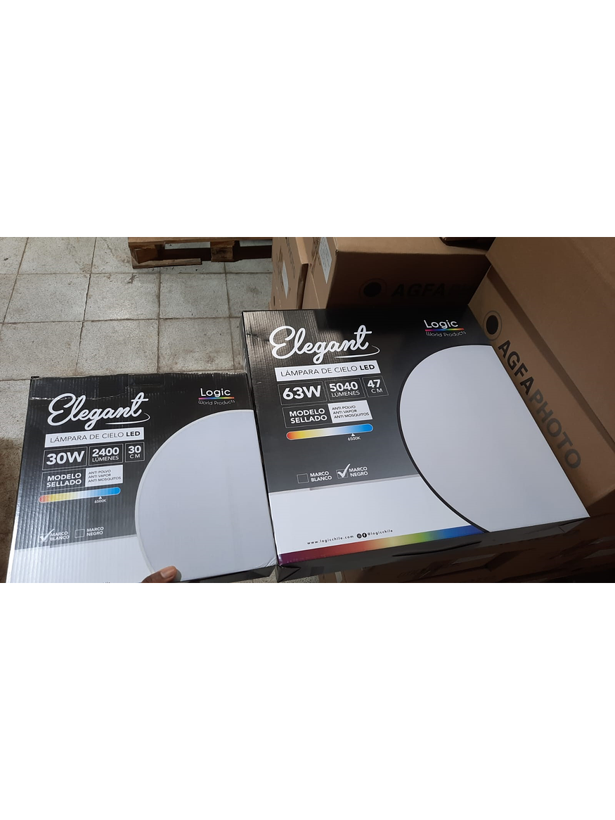 Plafón Redondo LED 76W 6080lm CCT IP40 Carcasa Negra 6