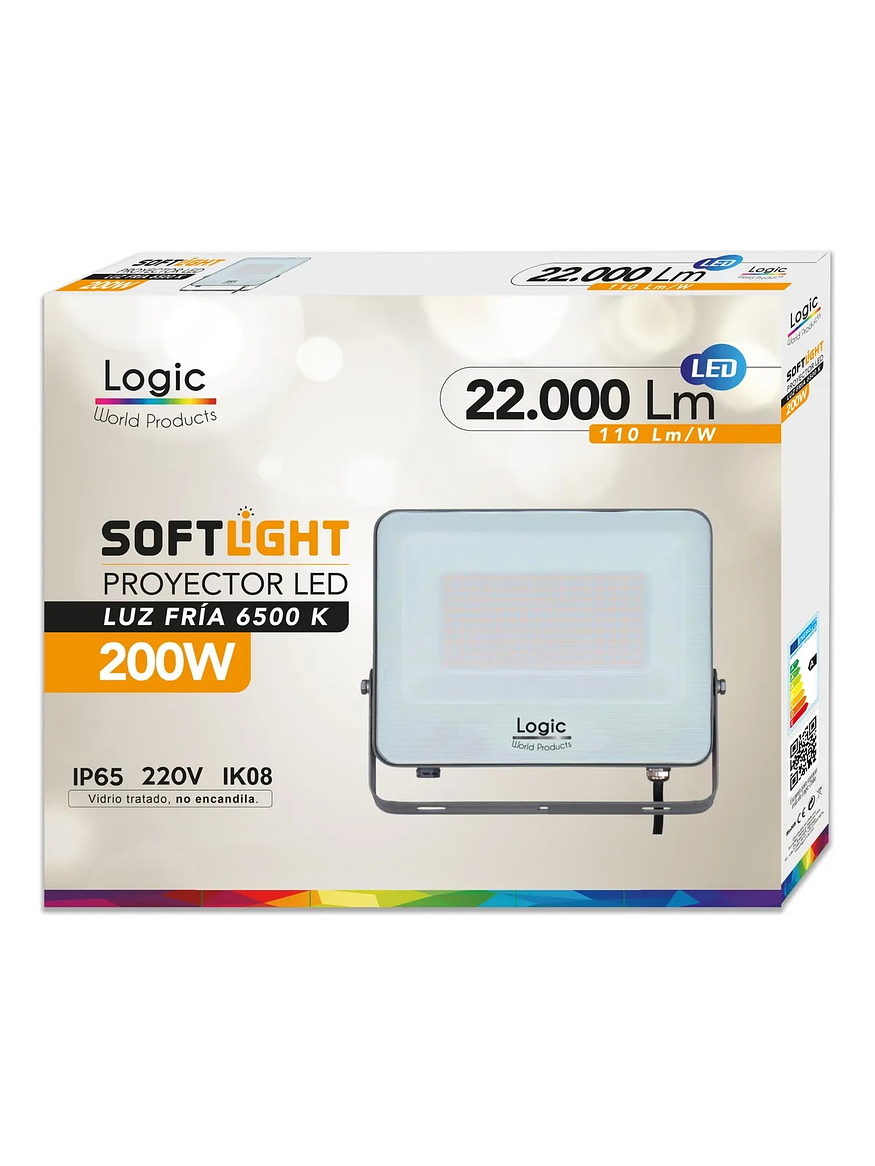 Proyector LED SOFTLIGHT 200W Luz Fría IP65 SEC 2