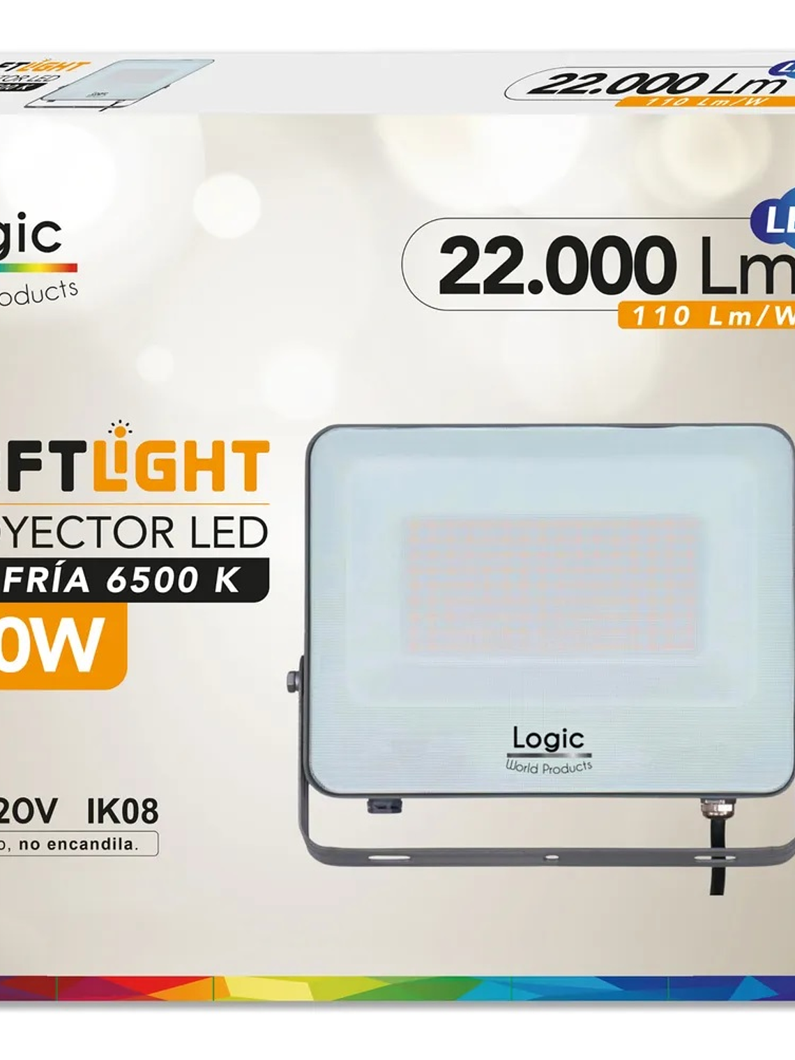 Proyector LED SOFTLIGHT 200W Luz Fría IP65 SEC 2