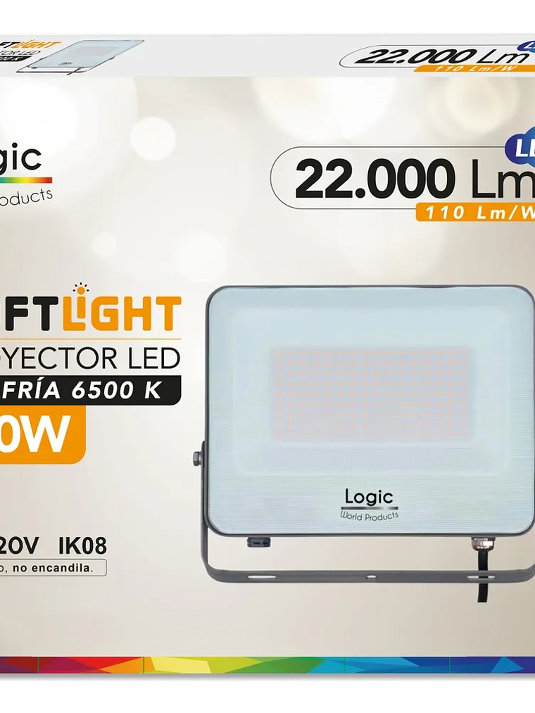 Proyector LED SOFTLIGHT 200W Luz Fría IP65 SEC 2