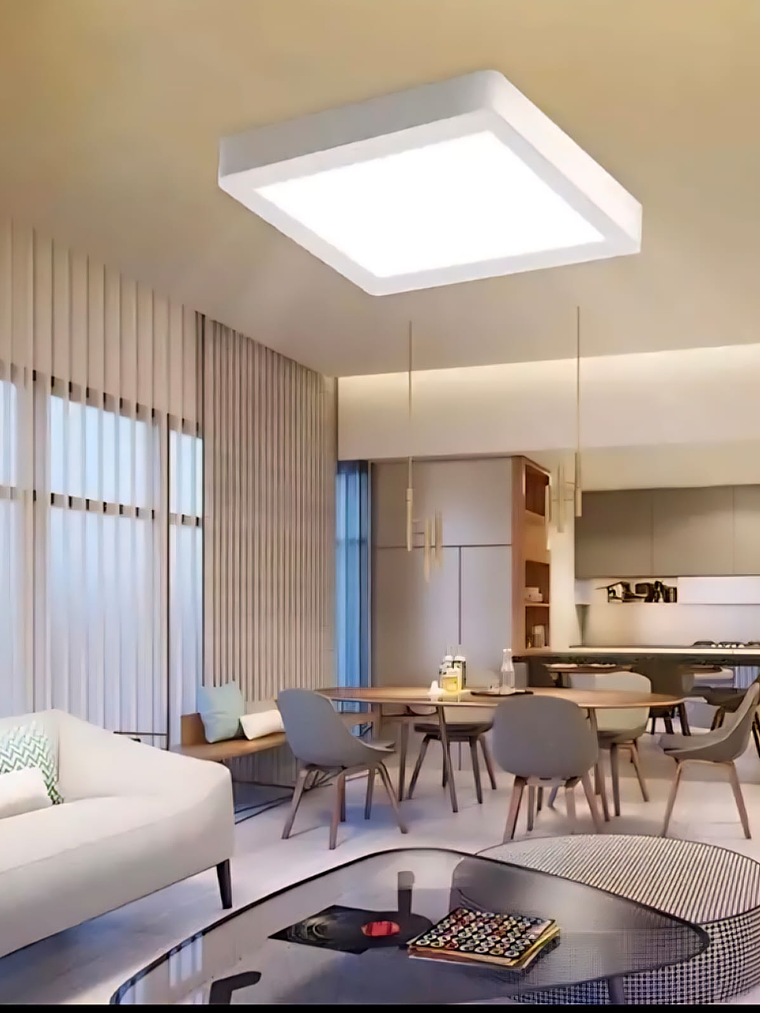 Plafón Cuadrado 18W 4000K Luz Neutra 3