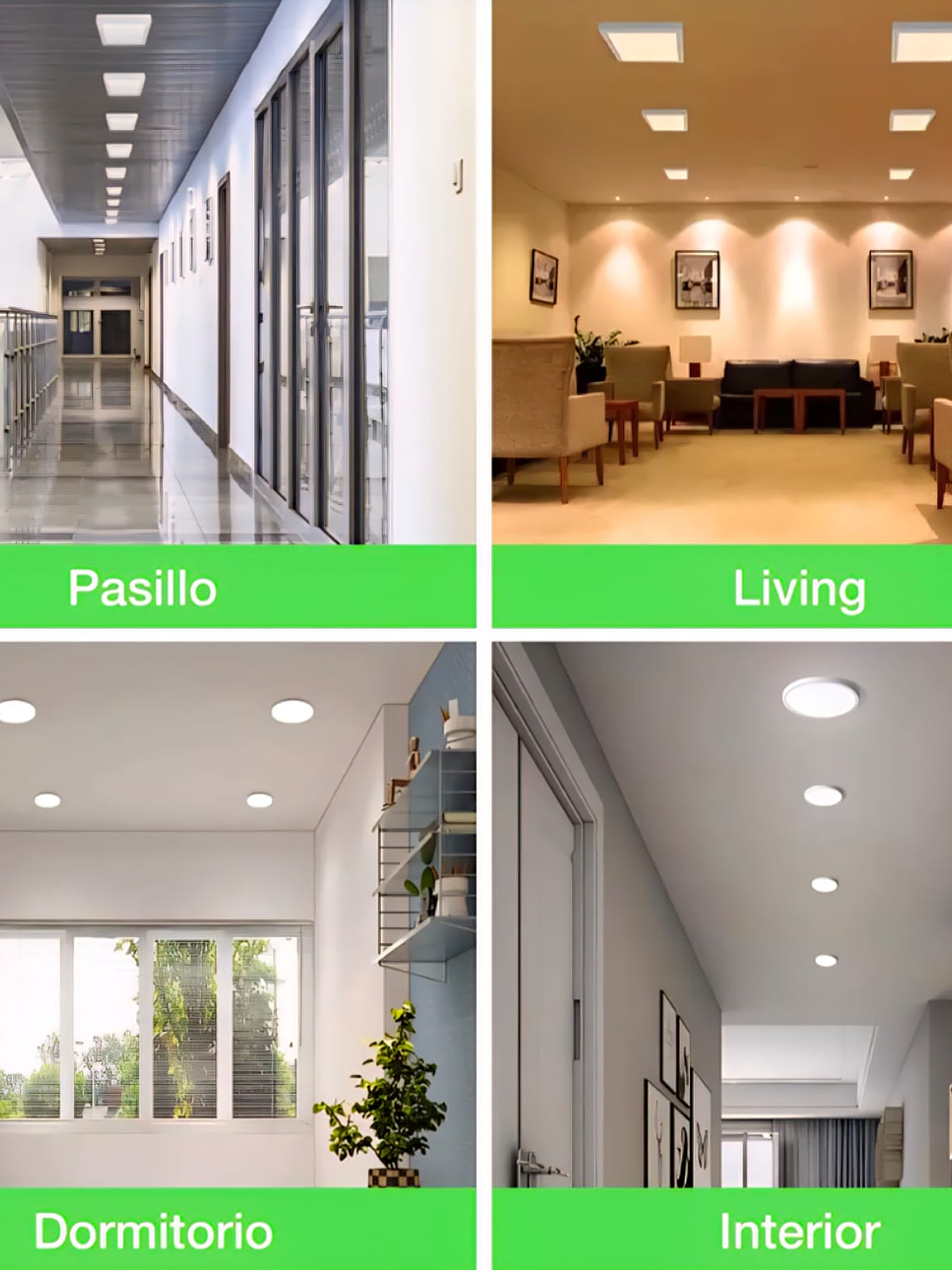 Plafón LED Cuadrado 18W 4100K Luz Neutra 3