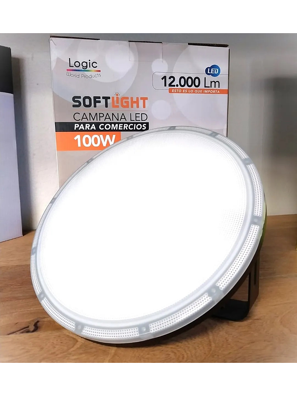Campana LED SOFTLIGHT 200W luz cálida/neutra/fría IP65 8