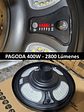 Luminaria solar Pagoda UFO 400W 5000K IP65 con control remoto - Miniatura 8
