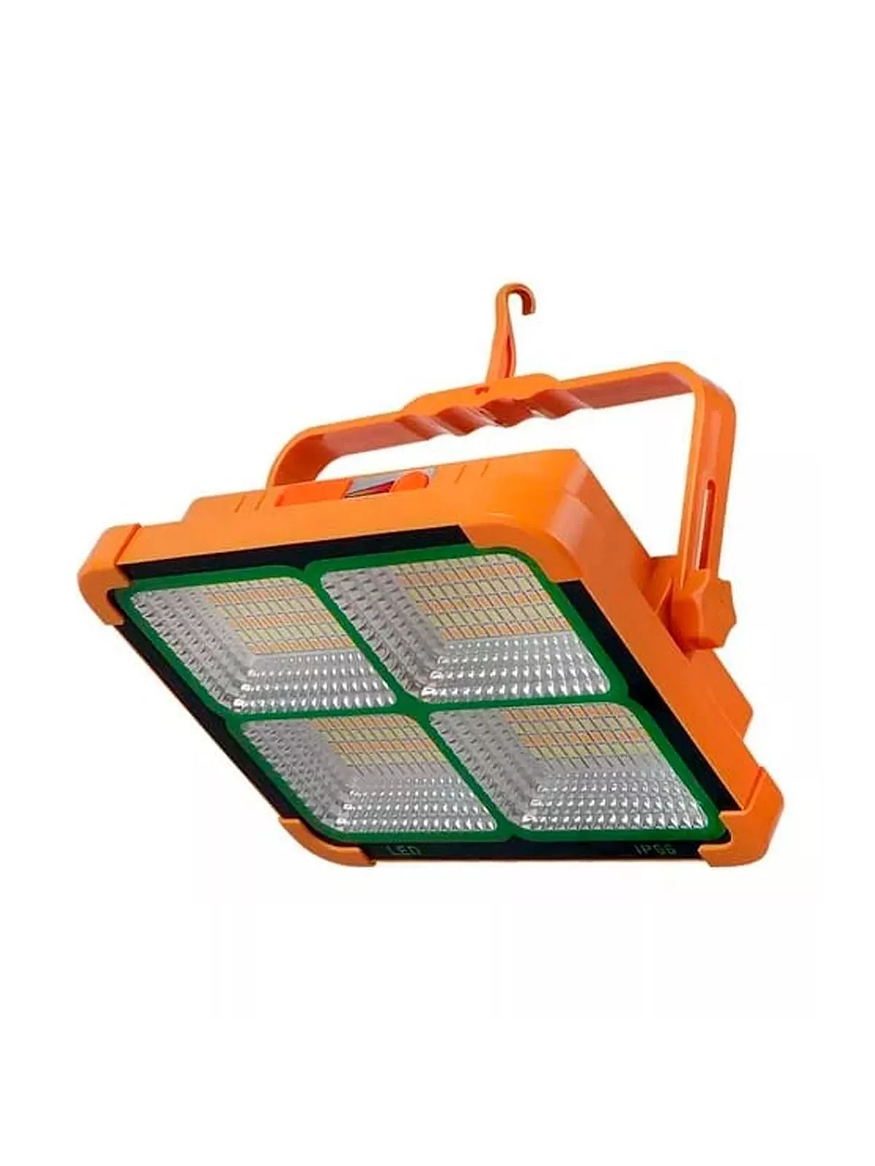 Proyector LED Solar 200W Portátil Recargable Power Bank Luz Fría/Cálida/Flash 4