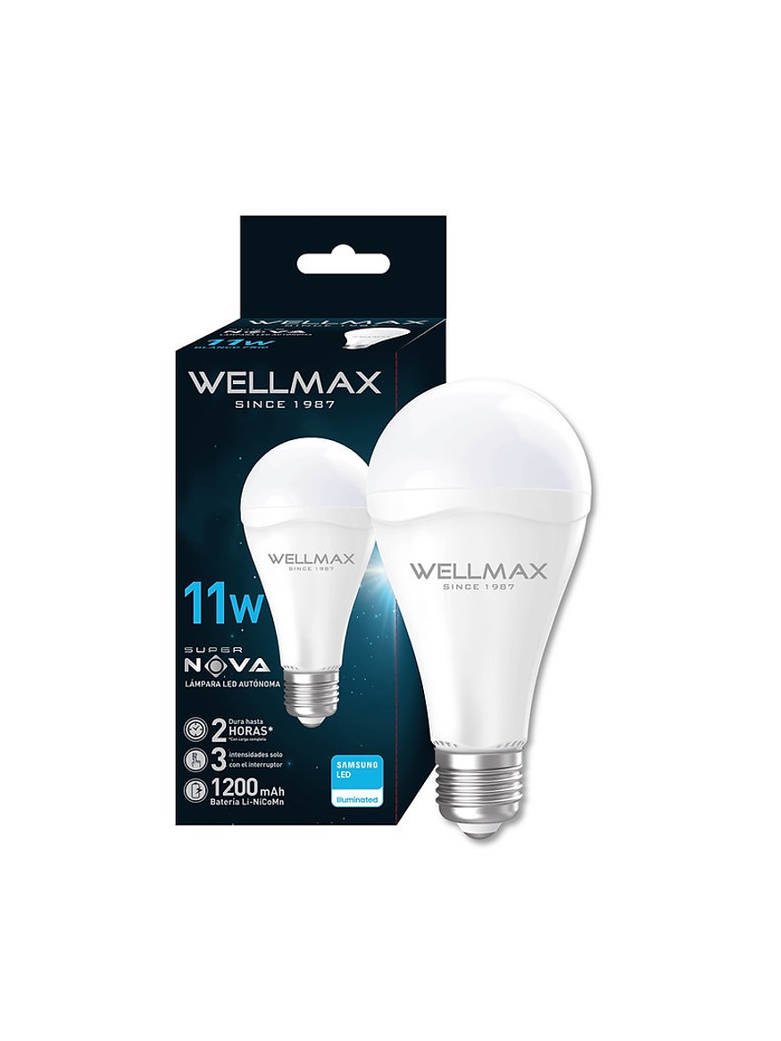 Ampolleta Emergencia LED 11W E27 Luz Fría 6500K 1