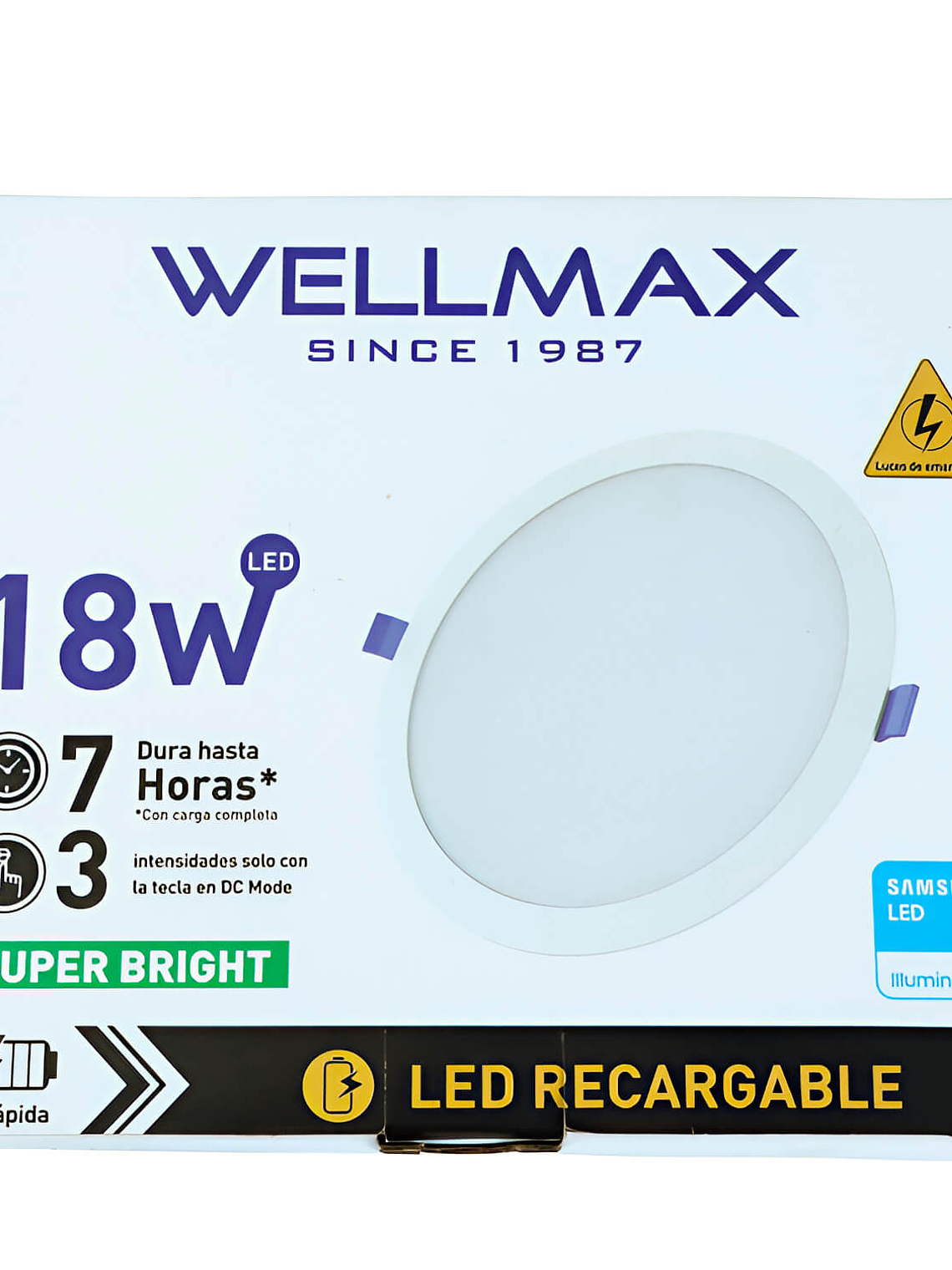 Embutido Cielo LED 18W c/Kit de Emergencia Luz Fría 3