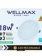 Embutido Cielo LED 18W c/Kit de Emergencia Luz Fría - Miniatura 3