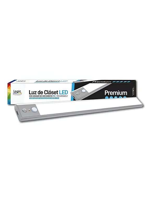 Luz de Closet LED A03 Premium 300mm Sensor PIR 3CCT Cuerpo Metálico 1