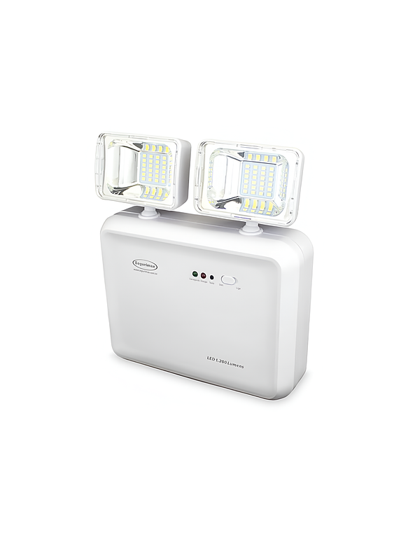Lámpara de Emergencia SEGURIMAX 9,6W 1000Lm Luz Fría 1