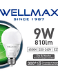 Ampolleta LED 9W 6500K E27 Sensor Movimiento Nocturno - Miniatura 5