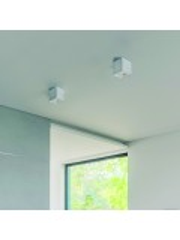 Aplique Cielo Cuadrado simple GU10 Blanco  3