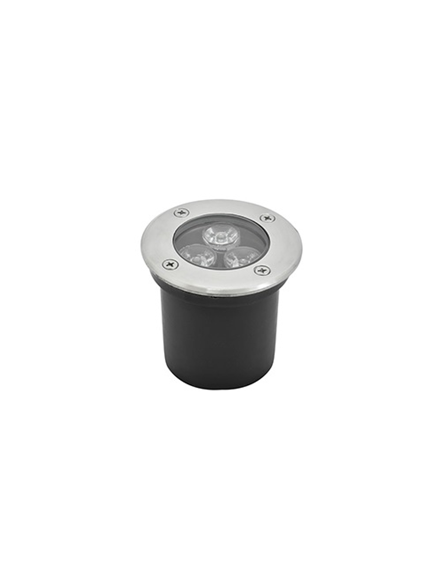 Foco Piso Empotrado LED 3W Luz Cálida IP68 1
