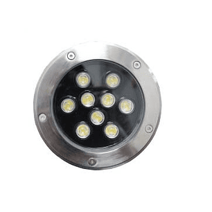 Foco Piso Empotrado LED 9W Luz Fría IP68