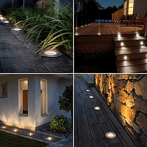 Foco Piso Empotrado LED 5W Luz Cálida IP68