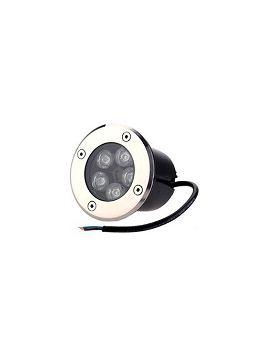 Foco Piso Empotrado LED 5W Luz Fría IP68 1