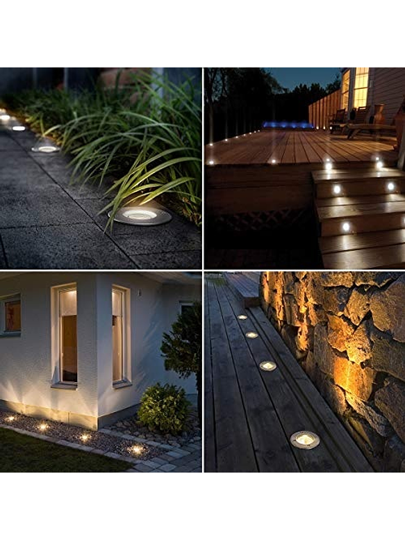 Foco Piso Empotrado LED 7W Luz Cálida IP68 2