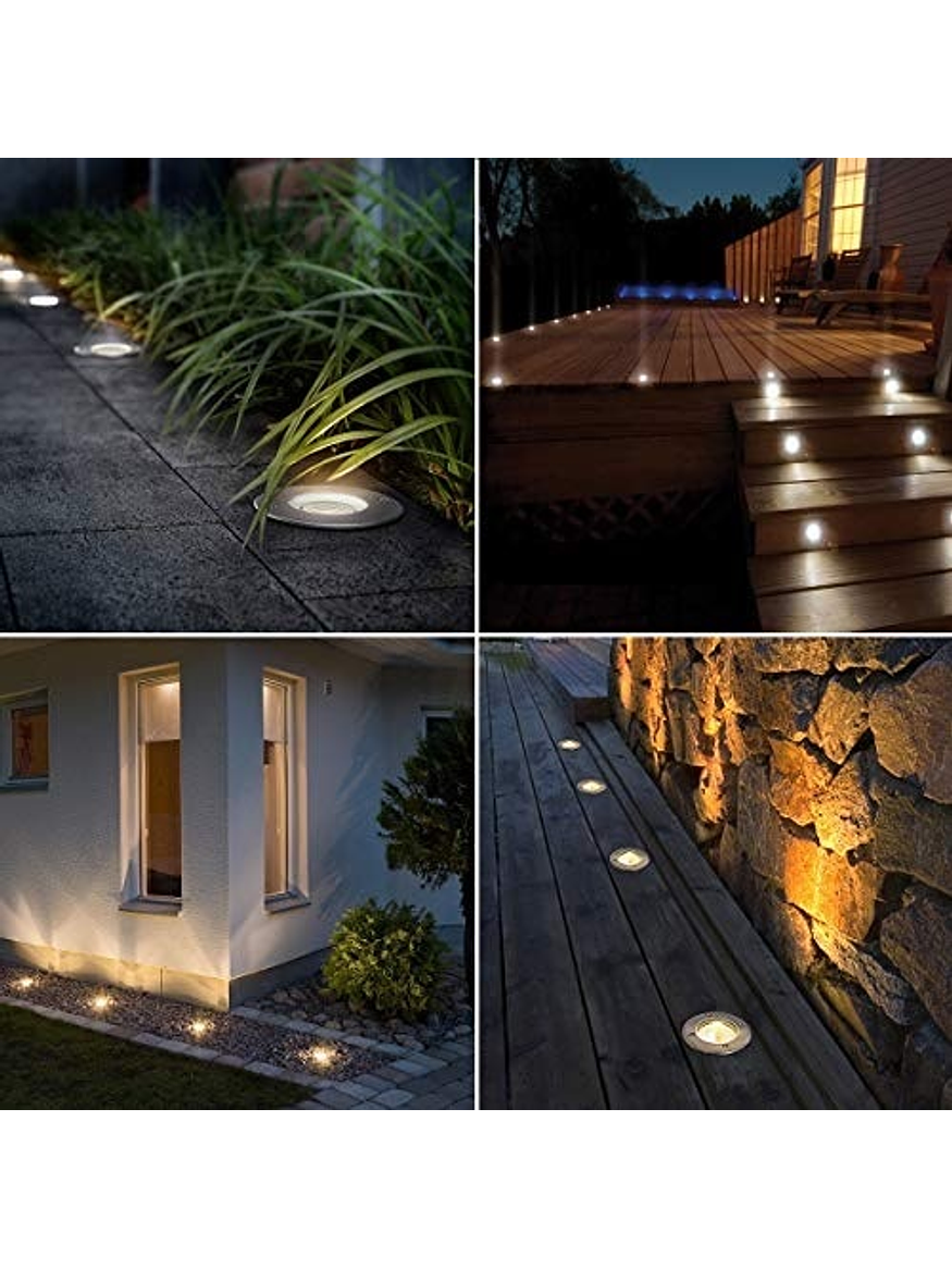 Foco Piso Empotrado LED 7W Luz Cálida IP68 2