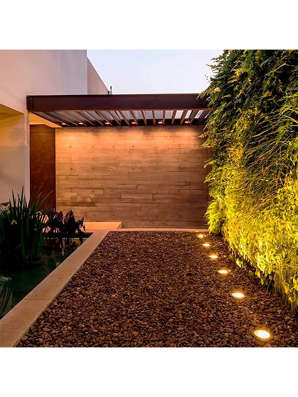 Foco Piso Empotrado LED 7W Luz Cálida IP68 3