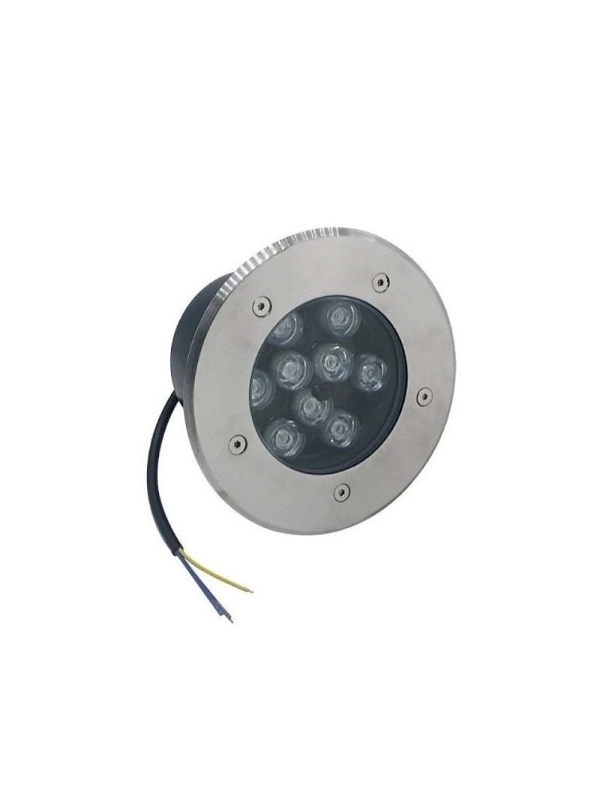 Foco Piso Empotrado LED 9W Luz Cálida IP68 1