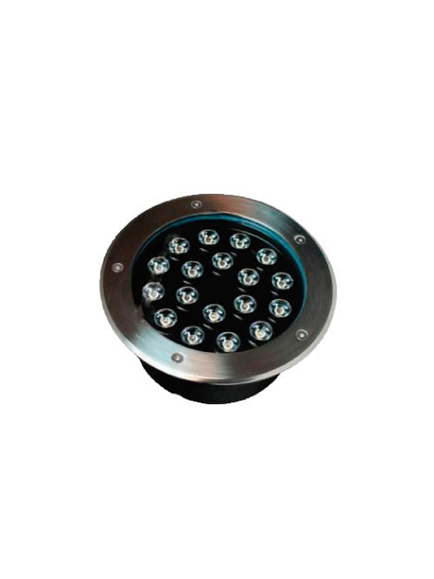 Foco Piso Empotrado LED 18W Luz Fría IP67 1