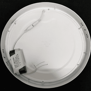 Plafón Sobrepuesto Redondo 12W Luz Fría IP20