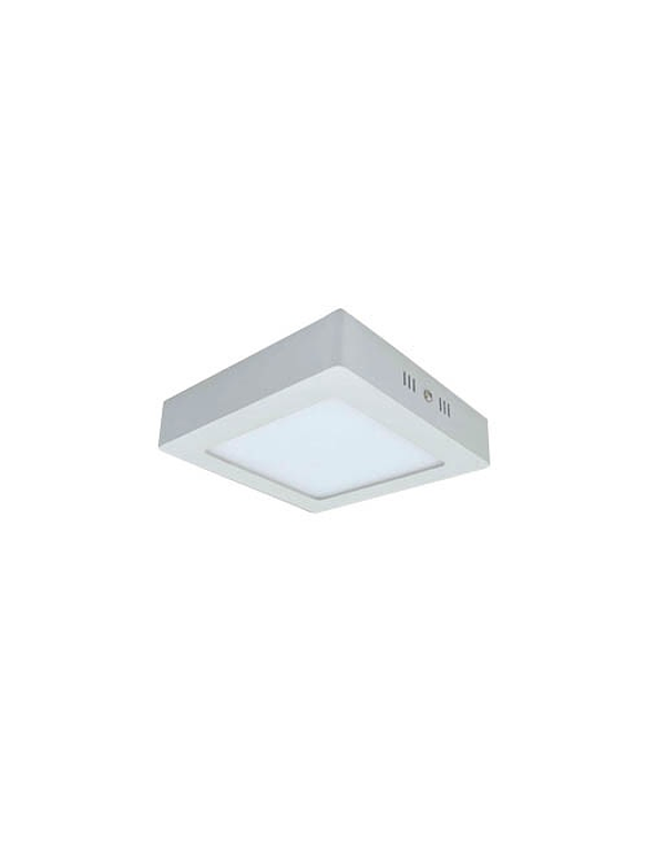 Plafón Sobrepuesto Cuadrado 12W Luz Cálida IP20 1