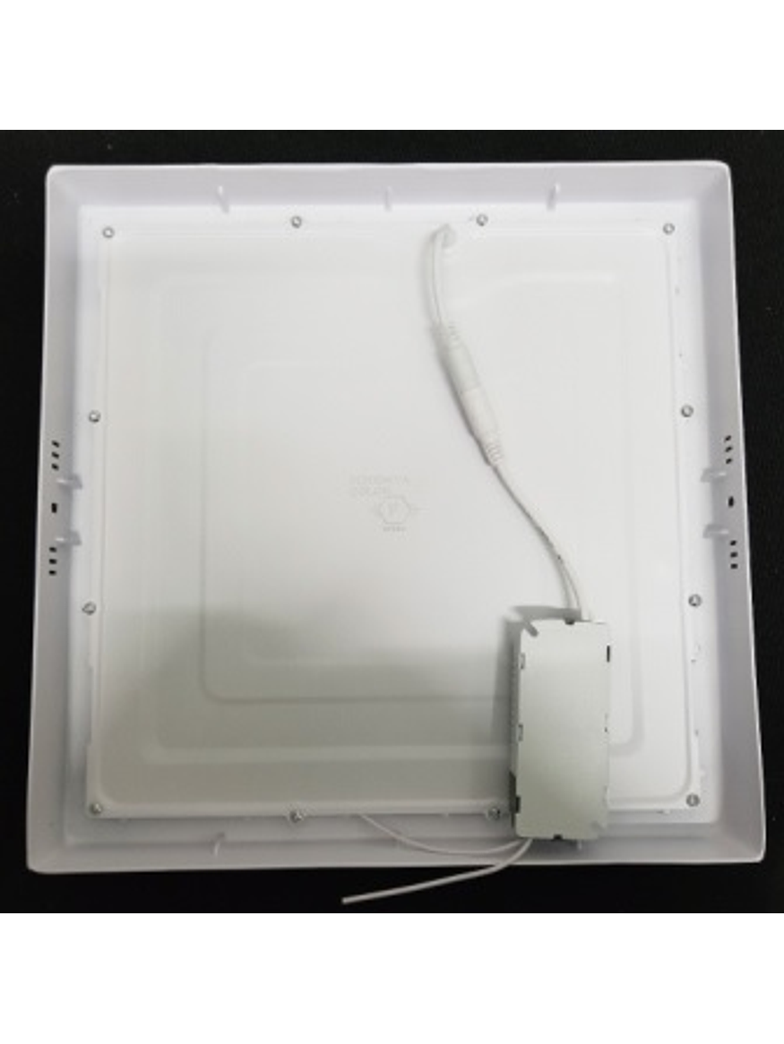 Plafón Sobrepuesto Cuadrado 24W Luz Cálida IP20 2