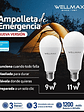 Ampolleta Emergencia LED 9W E27 Luz Fría 6500K - Miniatura 4