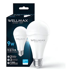 Ampolleta Emergencia LED 9W E27 Luz Fría 6500K