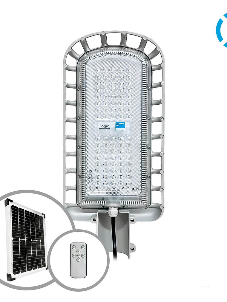 Luminaria solar pública LED AUSTRAL 400W luz fría IP65 3