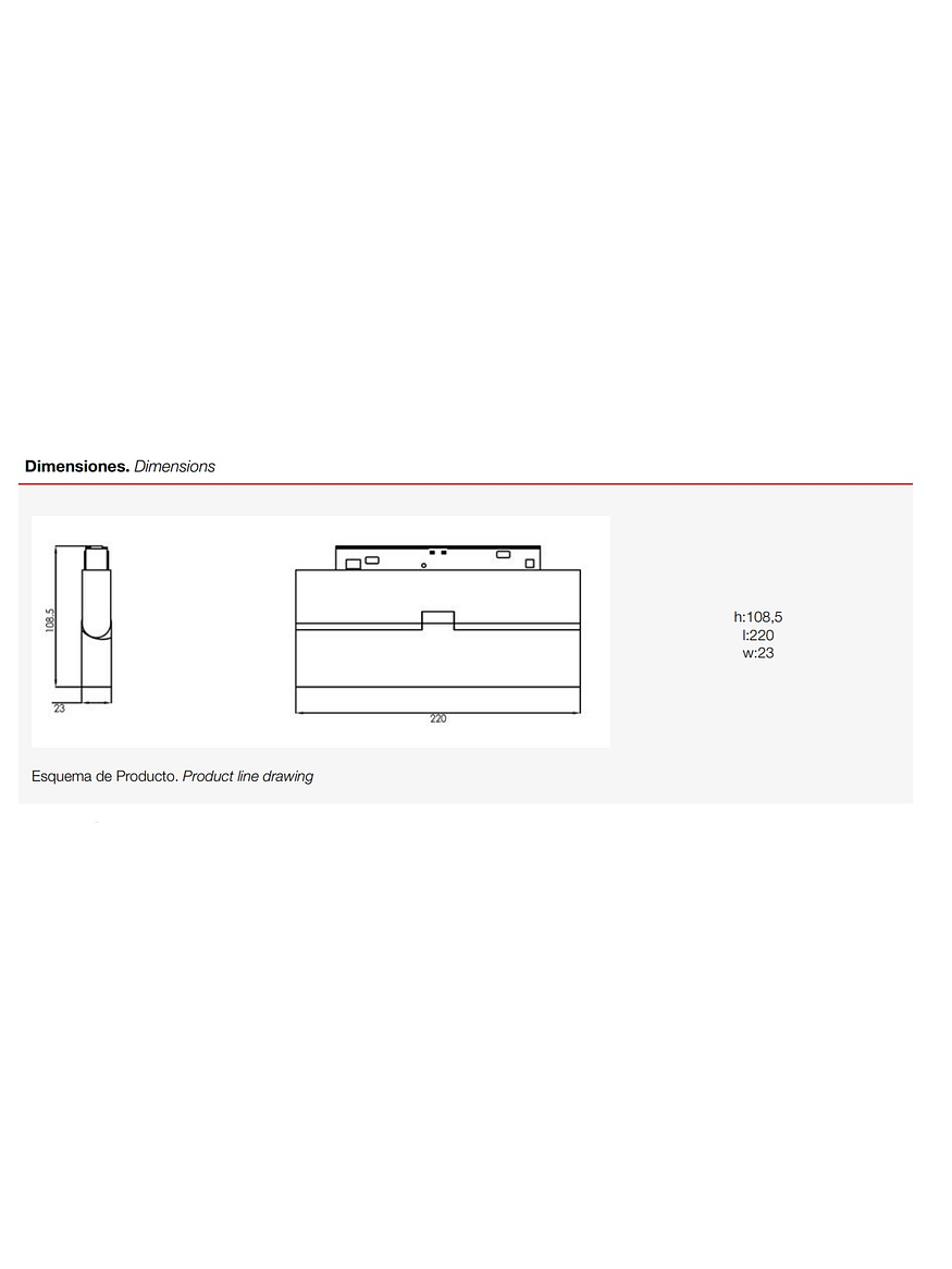 Foco Magnético Basculante LED 12W 3000K negro 48V 3