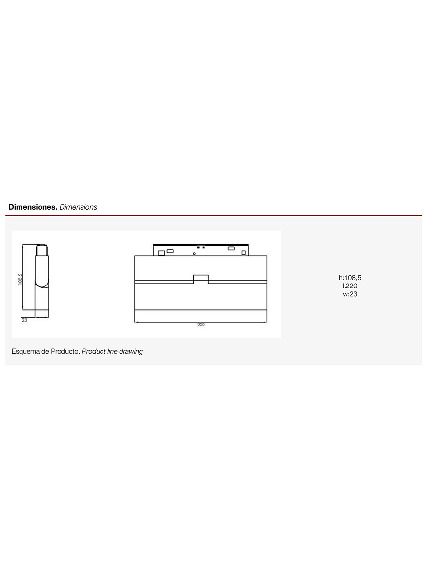 Foco Magnético Basculante LED 12W 4000K negro 48V 3